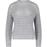 Betty Barclay - So Cosy Dames trui grijs (Maat: 38) - Halslijn: Ronde hals,