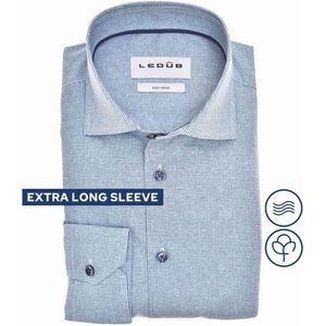 Ledub - Overhemd - Lichtblauw - Geprint