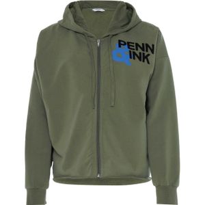 Penn & Ink N.Y. Vest groen (Maat: L) - Halslijn: Capuchon,