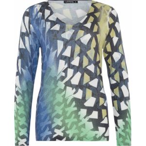 Golléhaug Trui groen (Maat: 40) - Halslijn: V-hals,