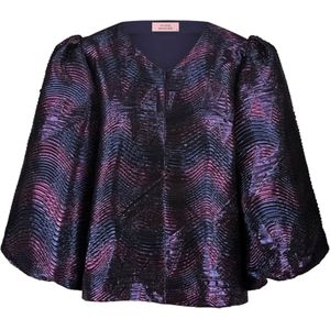 Studio Anneloes Dames blouse blauw (Maat: XS) - Halslijn: Ronde hals,