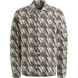 Cast Iron - Overshirt CSI2509228 - Grijs - Long Sleeve Shirt - Tech Jacquard