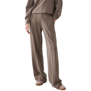 Summum Woman - Wide leg washed scuba broek - Groen