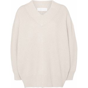 FFC Fashion Trui beige (Maat: XS) - Effen - Halslijn: V-hals,