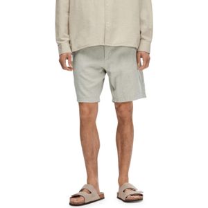 Selected Homme SLHREGULAR-BRODY LINEN SHORTS NOOS korte broek groen (Maat: 2XL)