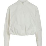 Vila - Viwavya - Blouse - Off-white - Lange Mouwen