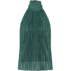 Bruuns Bazaar - Brellabbduro Top - Blouse - Forest - 65% Polyester 35% Metallic Draad