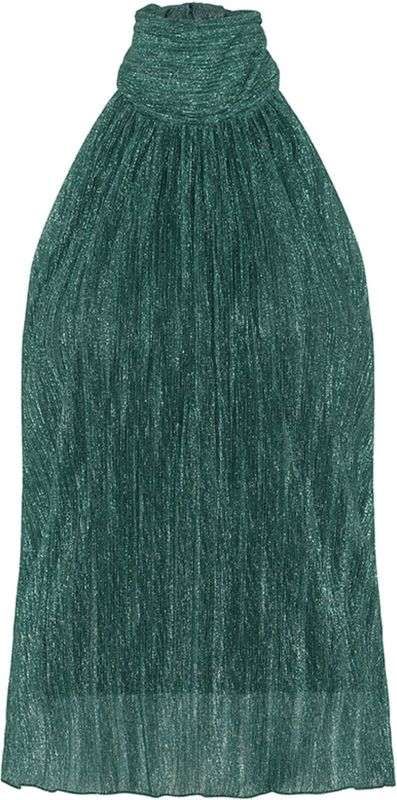 Bruuns Bazaar - Brellabbduro Top - Blouse - Forest - 65% Polyester 35% Metallic Draad