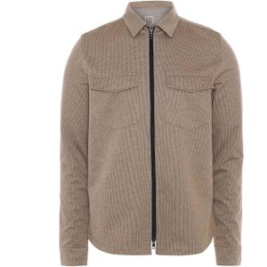 Born with appetite Heren overshirt beige (Maat: S)
