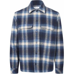 Samsøe Samsøe Overshirt blauw (Maat: M) - Ruit