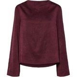 YAS - YASNIMBO - Blouse - Wijnrood - Lange Mouw