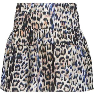 Geisha - Winter Rok - Luipaard - Bruin/Blauw/Zwart