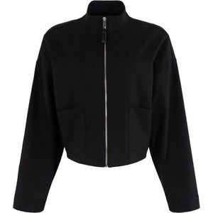 Anna Dames jas zwart (Maat: S) - Streep