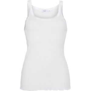 CC Heart - Silk Camisole - Shirt - Wit