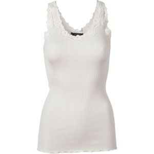 Rosemunde Dames top wit (Maat: M) - Kant - Halslijn: Vierkante hals,
