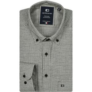 Giordano Overhemd lange mouw groen (Maat: 2XL)