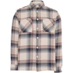 Wax London Overshirt ecru (Maat: M) - Ruit