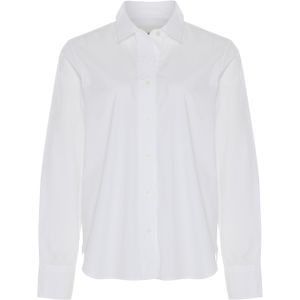 Closed - Blouse - Wit - Effen - Halslijn: Polokraag