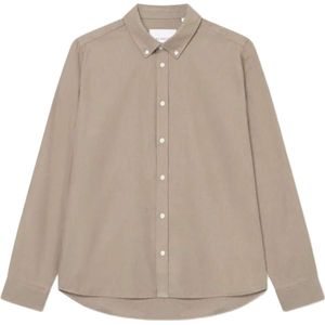 Les Deux Overhemd lange mouw beige (Maat: M) - EffenMélange