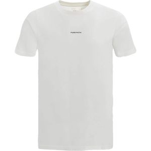 Pure Path T-shirt ecru (Maat: M) - Fotoprint - Halslijn: Ronde hals,