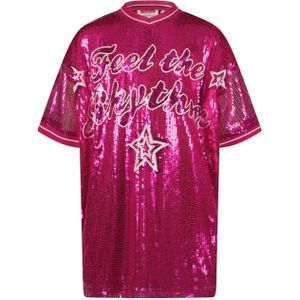 Vingino Jurk roze (Maat: 164) - Glitter