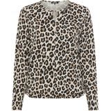 Olsen Dames longsleeve beige (Maat: 38) - Halslijn: Ronde hals,