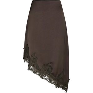 Neo Noir Dames rok bruin (Maat: 34) - Effen