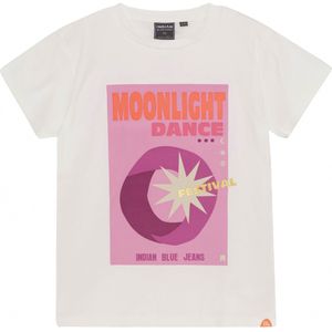 Indian Blue Jeans - T-Shirt - Cloud Maanlicht m. Print