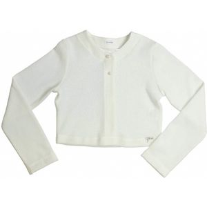 Gymp Vest ecru (Maat: 116) - Effen