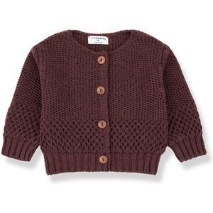 One More in the family Vest bordeaux (Maat: 9M) - Baby