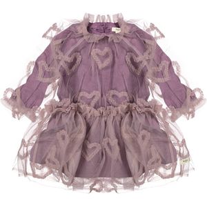 Baje Studio Meisjes jurk paars (Maat: 140)