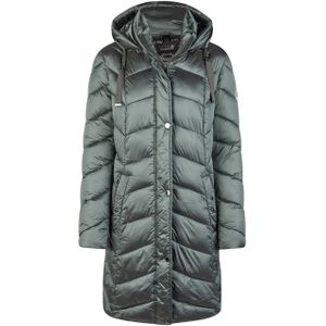 Barbara Lebek - Jas 30630052 - Damesjas - Diep Groen - Gewatteerd Ontwerp