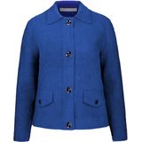 Bianca - Vest - Blauw - Effen - Halslijn Polokraag