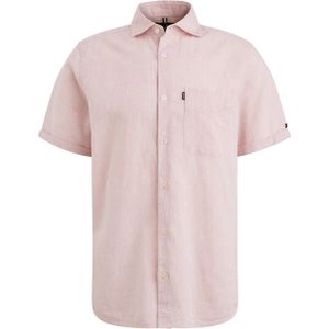 Vanguard Overhemd korte mouw roze (Maat: 3XL) - Effen