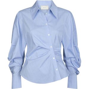 Neo Noir, Dames, Blouses & Shirts, Blauw, Maat: XS Flanel,