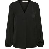 In Wear - Rinda - Blouse - Zwart - Polyester - V-halslijn - Lange Mouwen