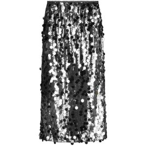 Nukus Dames rok zilver (Maat: XS)