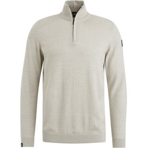 Vanguard Trui beige (Maat: 3XL) - Mélange - Halslijn: Opstaande kraag,