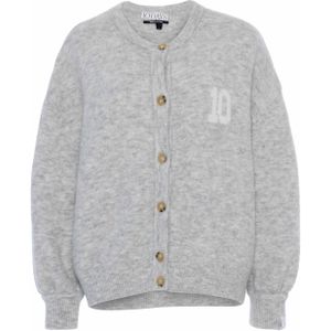10 Days - Cardigan - Grijs - Soft Baseball Knit
