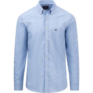 Fynch-Hatton Overhemd lange mouw blauw (Maat: 2XL)