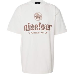 Ninety four T-shirt ecru (Maat: XS) - Tekst - Halslijn: Ronde hals,