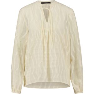 Expresso Blouse ecru (Maat: 42) - Halslijn: V-hals,