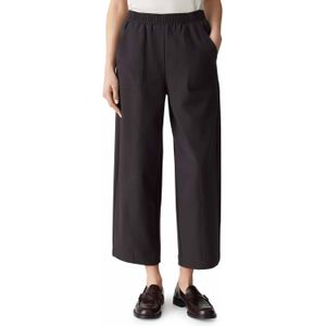 Opus - Wijde Broek - Donkerbruin - 7/8 Lengte - Cargozakken