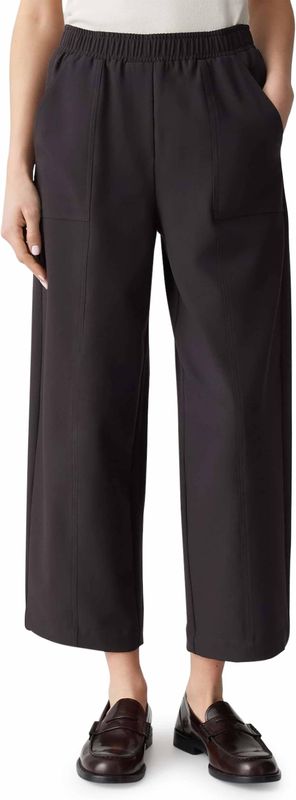 Opus - Wijde Broek - Donkerbruin - 7/8 Lengte - Cargozakken