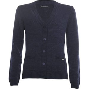 Roberto Sarto Vest blauw (Maat: 44) - Effen - Halslijn: V-hals,