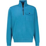 LERROS - Sweatshirt - Hemelsblauw - Normale Pasvorm - Lange Mouw