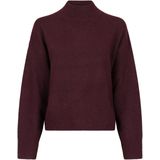 Neo Noir - Paulina Knit Blouse - Wine