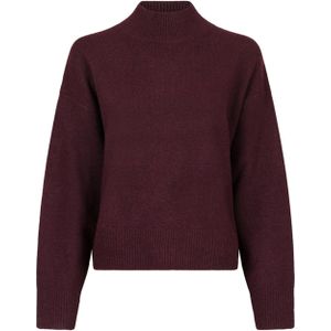 Neo Noir - Paulina Knit Blouse - Wine