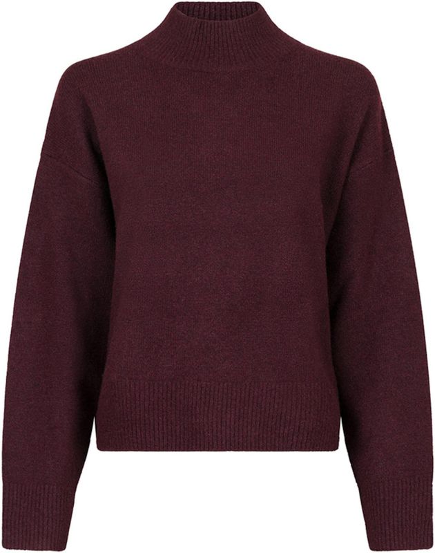 Relaxed fit gebreide pullover met wol, model 'Paulina'