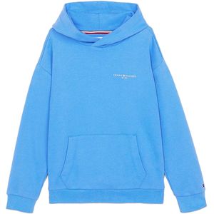 Tommy Hilfiger Hoodie  blauw (Maat: 140) - Effen - Halslijn: Capuchon,
